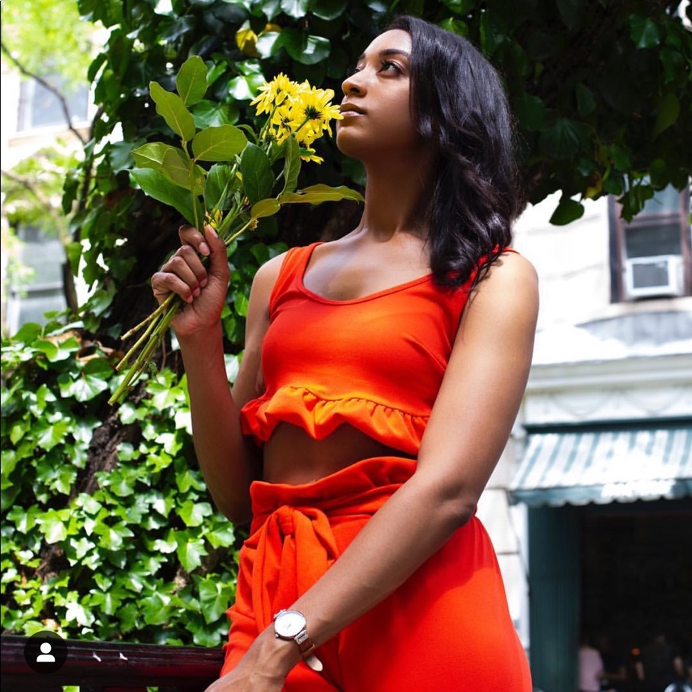 RED TWO PIECE SET